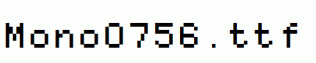 Mono0756.ttf