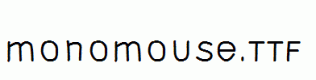 MonoMouse.ttf