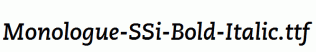 Monologue-SSi-Bold-Italic.ttf