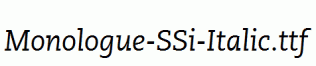 Monologue-SSi-Italic.ttf