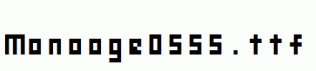 Monooge0555.ttf