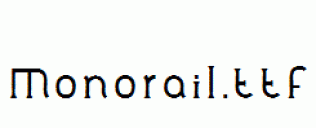 Monorail.ttf