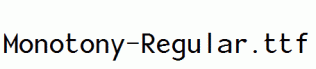 Monotony-Regular.ttf