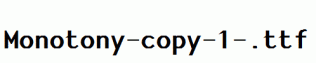 Monotony-copy-1-.ttf