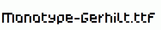 Monotype-Gerhilt.ttf