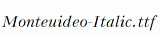 Monteuideo-Italic.ttf