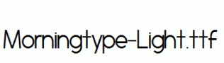 Morningtype-Light.ttf