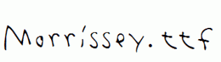 Morrissey.ttf