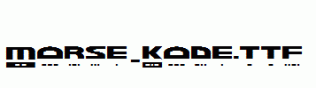 Morse-Kode.ttf