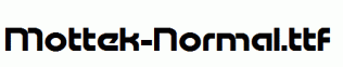 Mottek-Normal.ttf