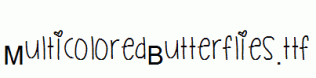 MulticoloredButterflies.ttf