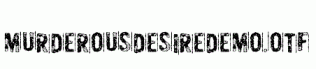 MurderousDesireDEMO.otf