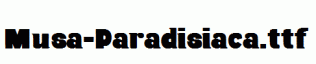 Musa-Paradisiaca.ttf