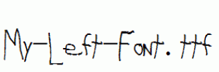 My-Left-Font.ttf