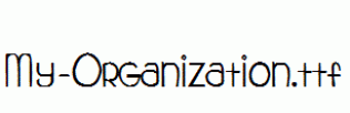 My-Organization.ttf