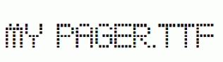 My-Pager.ttf
