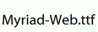 Myriad-Web.ttf