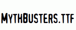 MythBusters.ttf