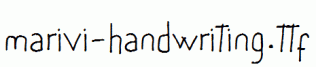 marivi-handwriting.ttf