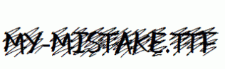 my-mistake.ttf