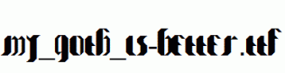 my_goth_is-better.ttf