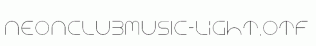 NEONCLUBMUSIC-Light.otf