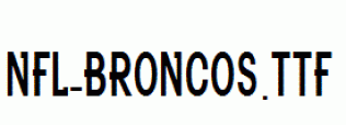 NFL-Broncos.ttf