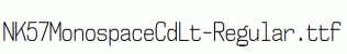 NK57MonospaceCdLt-Regular.ttf