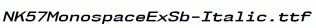 NK57MonospaceExSb-Italic.ttf