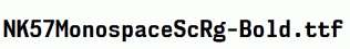 NK57MonospaceScRg-Bold.ttf