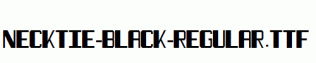 Necktie-Black-Regular.ttf
