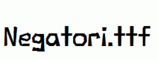 Negatori.ttf