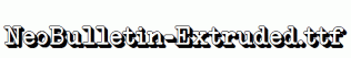 NeoBulletin-Extruded.ttf