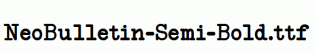 NeoBulletin-Semi-Bold.ttf