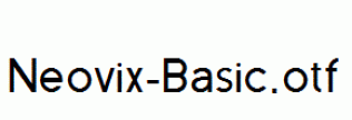 Neovix-Basic.otf