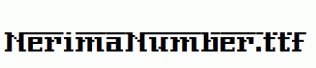 NerimaNumber.ttf