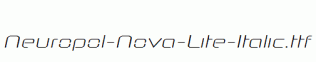Neuropol-Nova-Lite-Italic.ttf
