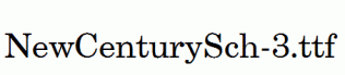 NewCenturySch-3.ttf