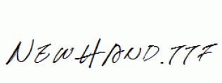 NewHand.ttf
