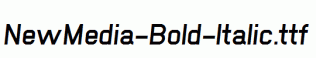 NewMedia-Bold-Italic.ttf