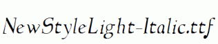 NewStyleLight-Italic.ttf