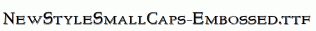 NewStyleSmallCaps-Embossed.ttf