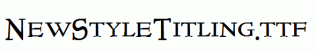 NewStyleTitling.ttf