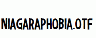 Niagaraphobia.otf