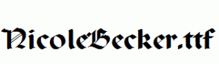 NicoleBecker.ttf