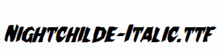 Nightchilde-Italic.ttf