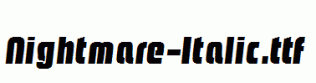 Nightmare-Italic.ttf