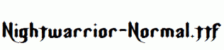 Nightwarrior-Normal.ttf
