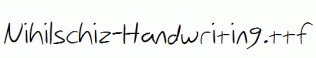 Nihilschiz-Handwriting.ttf