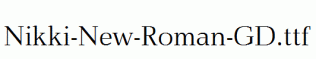 Nikki-New-Roman-GD.ttf
